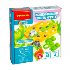 Bondibon Настольная логическая игра-головоломка БондиЛогика Кошки-мышки Охота играть Bondibon Настольная логическая игра-головоломка БондиЛогика Кошки-мышки Охота играть