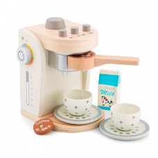 Деревянная игрушка New Cassic Toys Игровой набор Кофемашина Деревянная игрушка New Cassic Toys Игровой набор Кофемашина