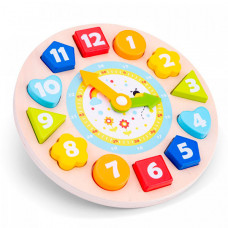 Деревянная игрушка New Cassic Toys Сортер Часы 18252