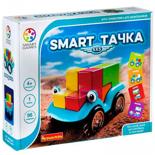 Bondibon Логическая игра Smart Тачка 5X5 Bondibon Логическая игра Smart Тачка 5X5