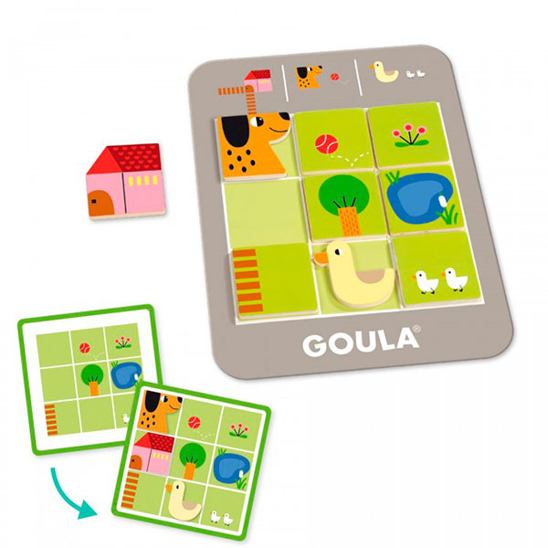 Деревянная игрушка Goula Логическая игра Ферма Деревянная игрушка Goula Логическая игра Ферма