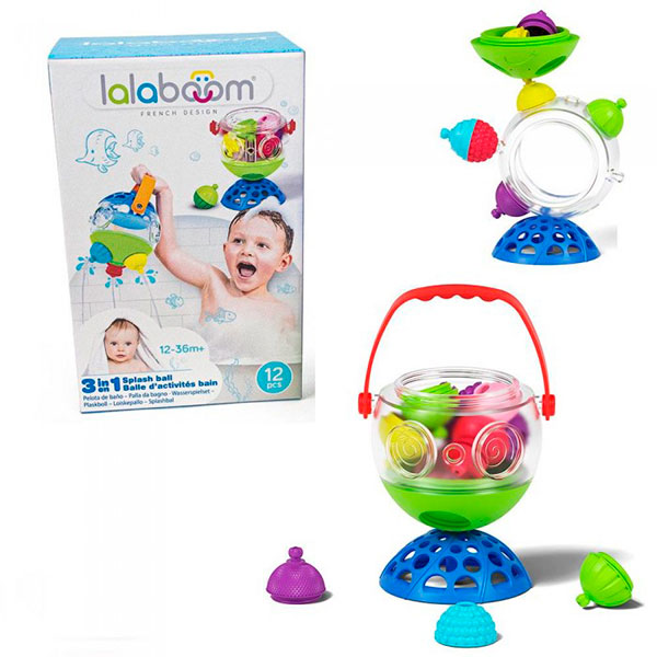 Lalaboom Шар-ведерко 3 в 1 (12 предметов) Lalaboom Шар-ведерко 3 в 1 (12 предметов)
