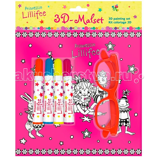 Раскраска Spiegelburg 3D Набор для рисования Prinzessin Lillifee 10989 Раскраска Spiegelburg 3D Набор для рисования Prinzessin Lillifee 10989